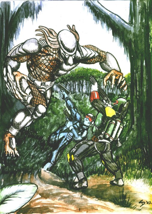 Predator vs. Boba Fett with Snakeyes